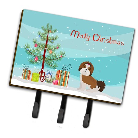 Carolines Treasures Imperial Shih Tzu Christmas Tree Leash or Key Holder CK3459TH68